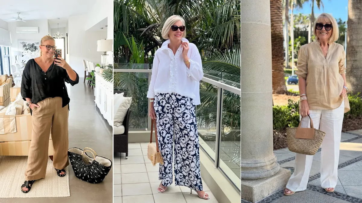 26 Linen Pants Outfits For Women Over 50 Ideas