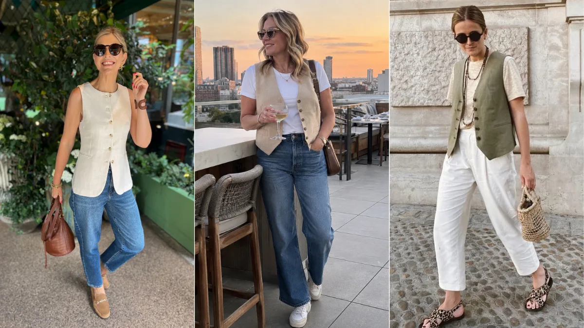 30 Elegant Waistcoat Vest Outfit Ideas For Women Over 40