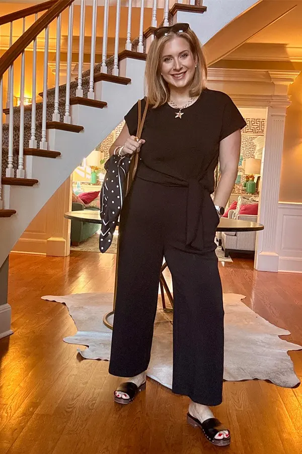 Chocolate Brown Jumpsuit With A Relaxed Fit